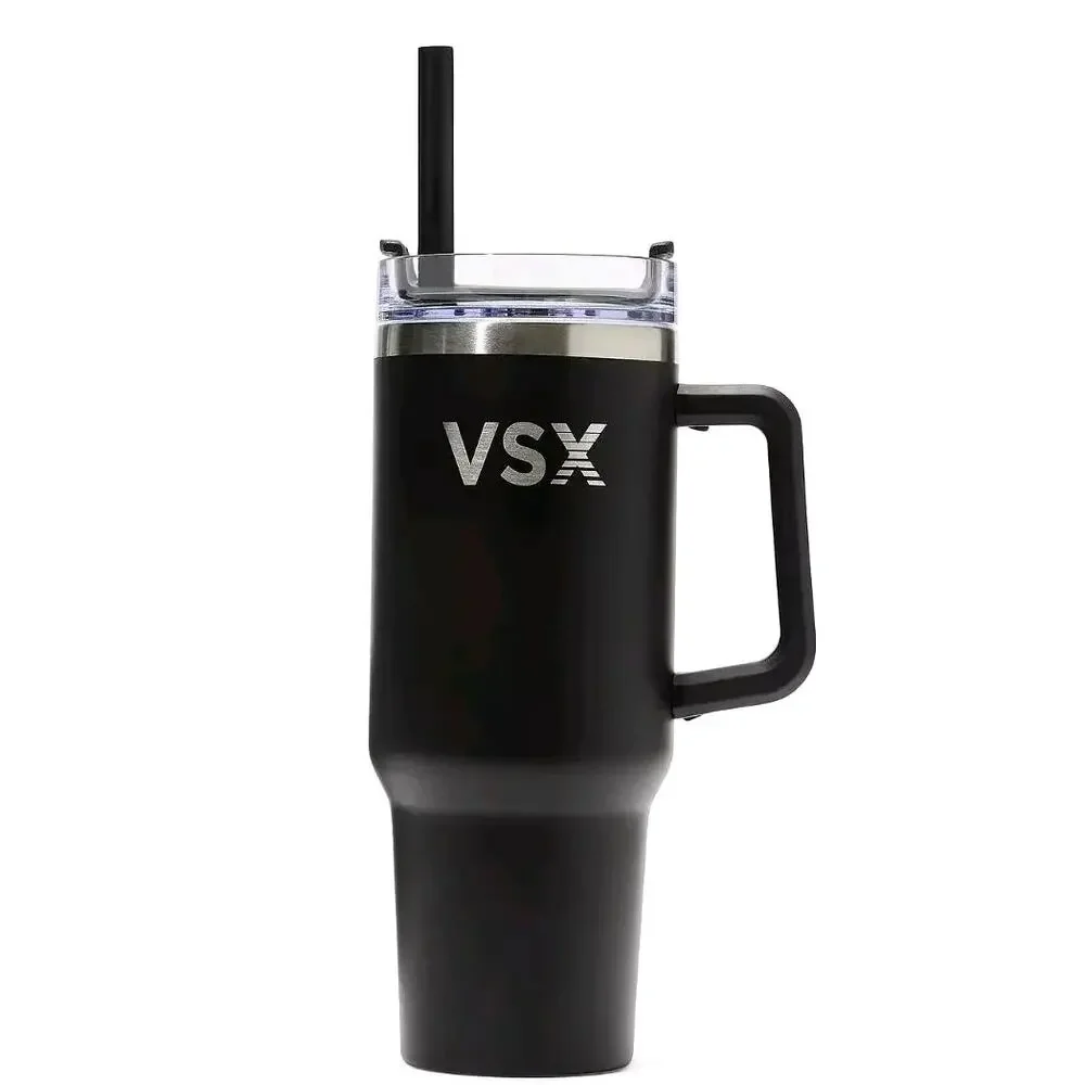 Victoria's Secret VSX Tumbler Black Quencher Stainless Steel Vacuum Insulated